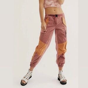 Free People Foresight Utility Colorblock Pants